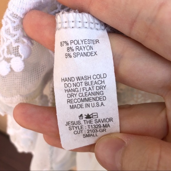 NWOT Reborn J Lace Trimmed Top - size small - Picture 4 of 5